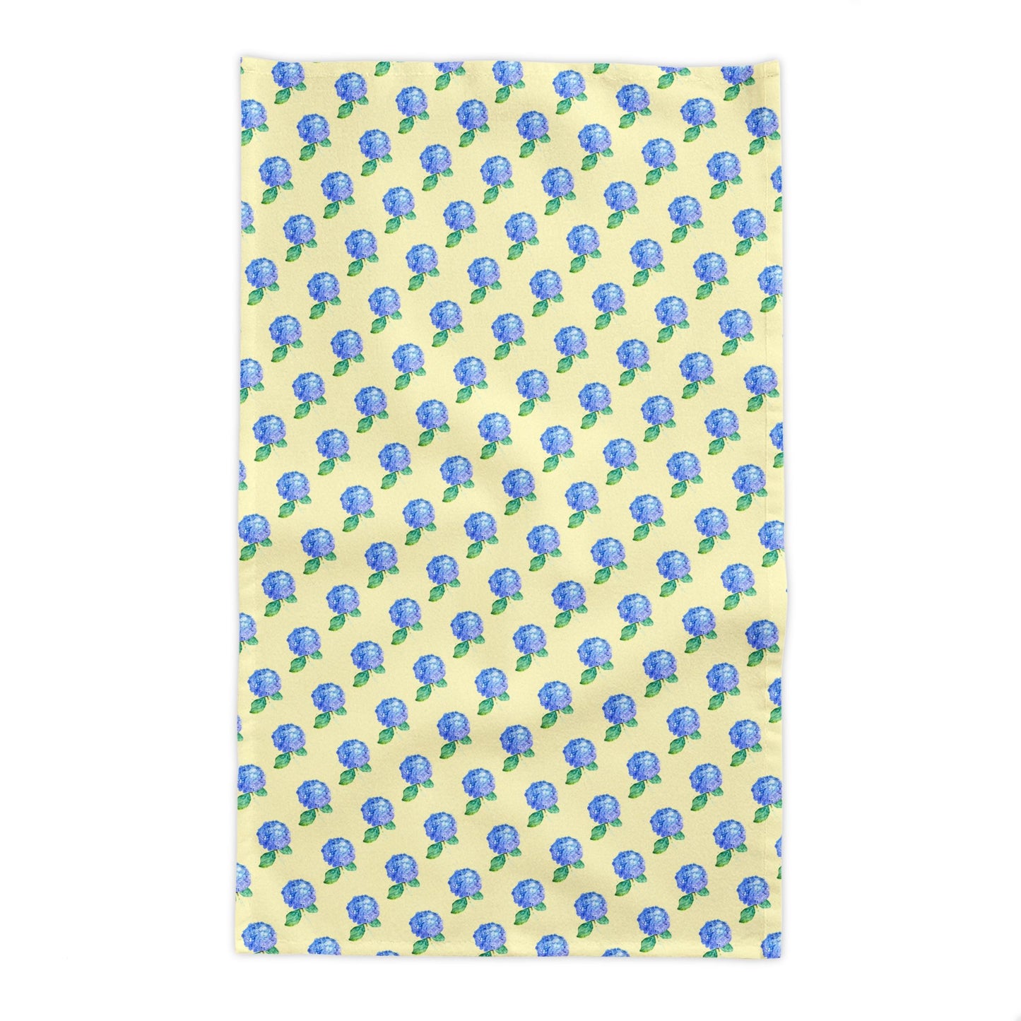 Hydrangea Pattern Tablecloth — Yellow Spring Floral Table Cover