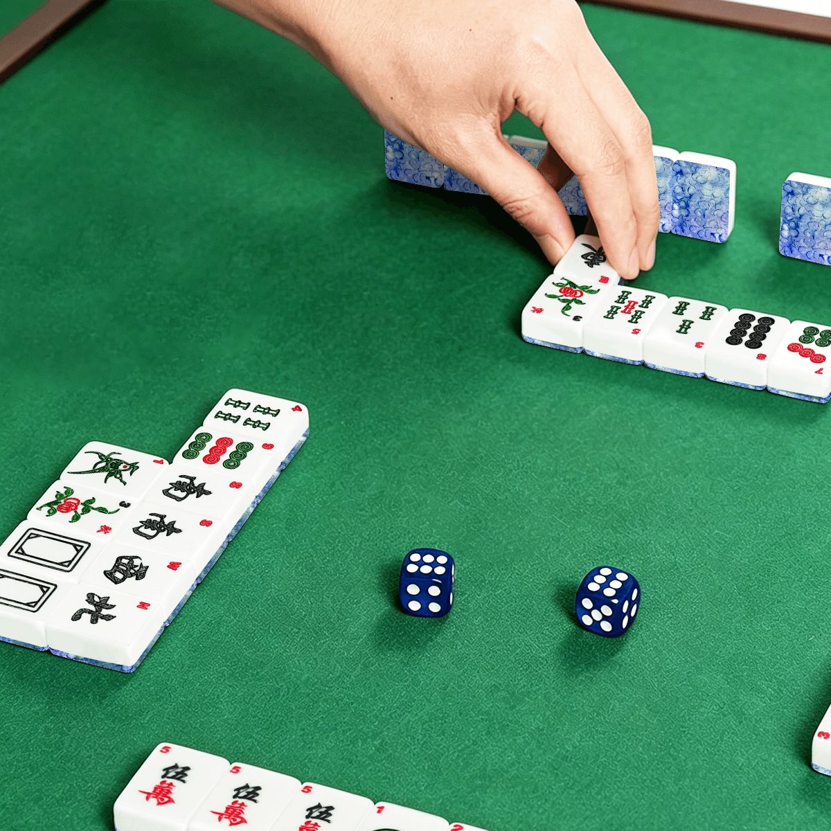 American Mahjong Tiles Everything Hydrangeas: Blue Whispers Collection