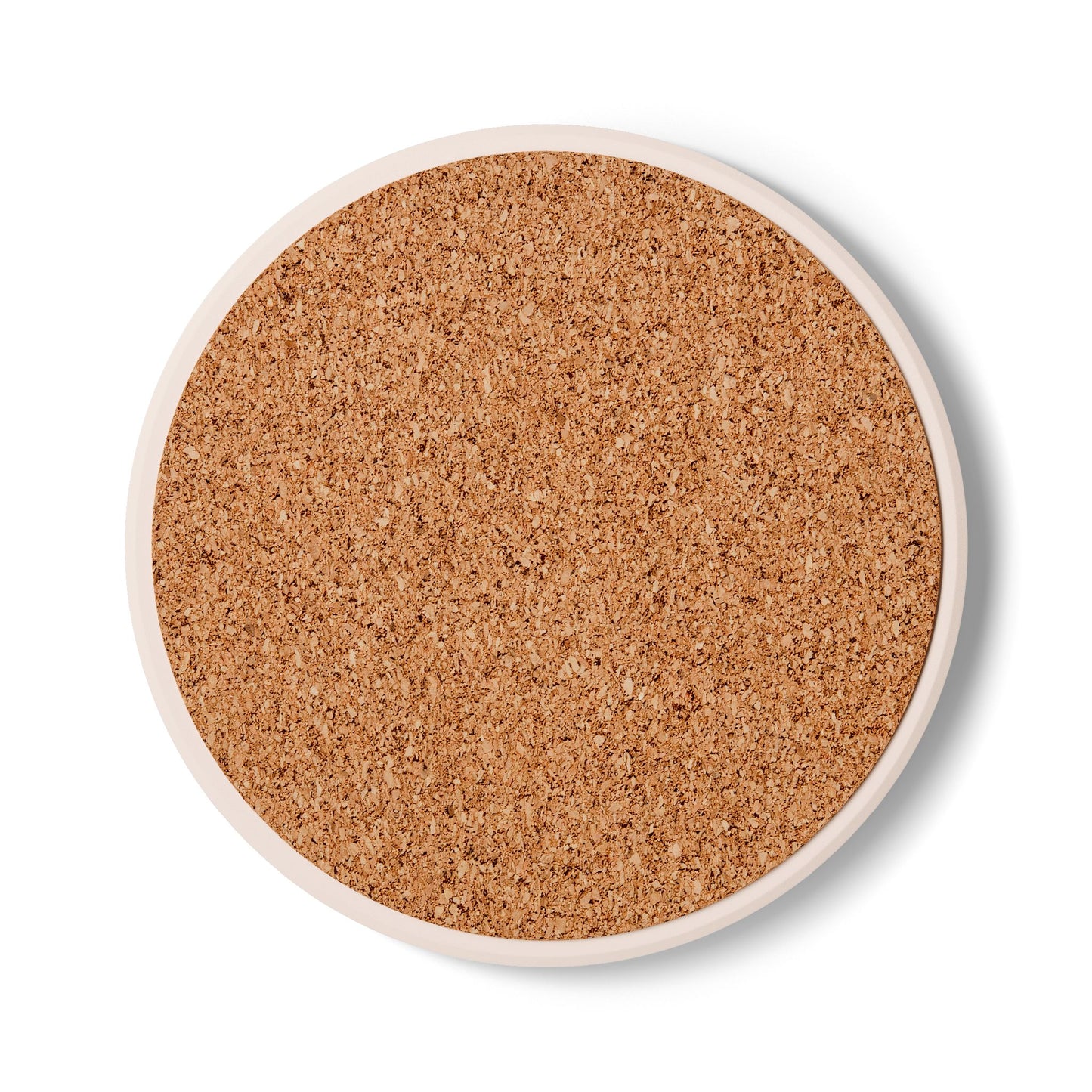 Hydrangea Blossom Ceramic Coaster — Blue Watercolor Floral Drink Mat