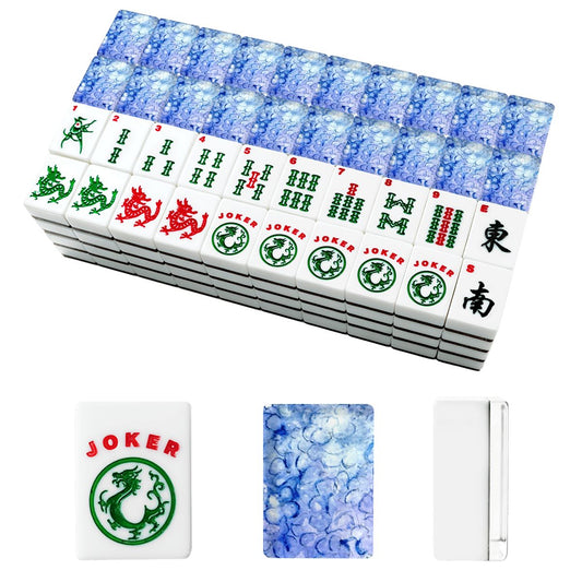 American Mahjong Tiles Everything Hydrangeas: Blue Whispers Collection